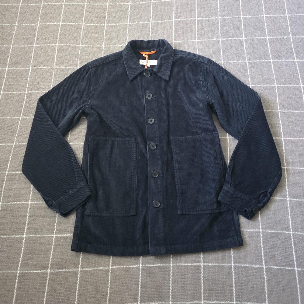 Far Afield Depot Jacket Navy Corduroy NWT